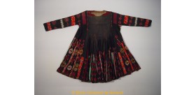 vestito  da donna di cotone ricamato, Pakistan, 20° secolo.